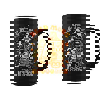 Read More Books Ghost Reading Book Teacher Halloween Coffee Mug - Seseable