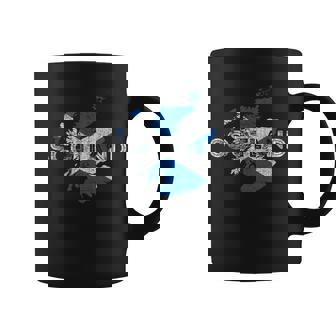 Recuerdo De Mapa Y Bandera Escocesa Escocia Envejecida Taza de café - Regaloses