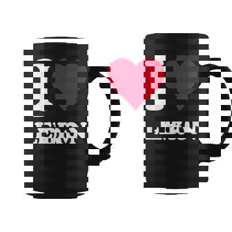 Red Heart I Love Lebron コーヒーマグ - Kawaiitshirt