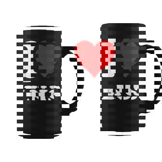 Red Heart I Love Linus Coffee Mug - Thegiftio
