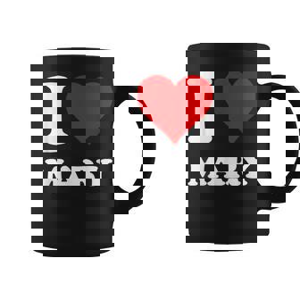 Red Heart I Love Mary Coffee Mug - Thegiftio