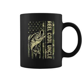 Reel Cool Uncle Fisherman Camouflage Father's Day Coffee Mug - Thegiftio UK