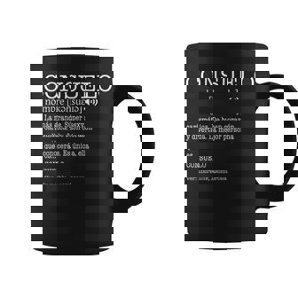 Regalo Para Consuelo Nombre Divertidoignificado Es Taza de café - Regaloses