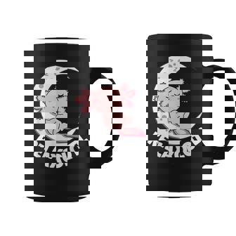 Relaxolotl Axolotl Luna Dormir Animales Relax Dulce Axolotl Taza de café - Regaloses