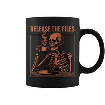 Release The Files Skeleton Coffee Mug - Thegiftio UK