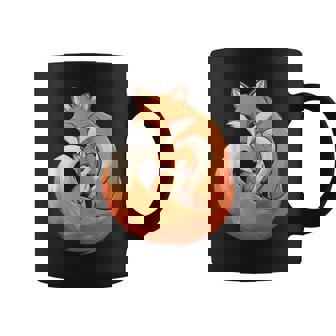 Renard Mère Et Petit Tasse - Cadeauxyz