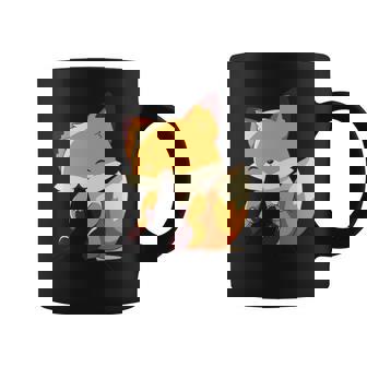 Renards Renard Roux Forêt Chienauvage Renard Manche Longue Tasse - Cadeauxyz