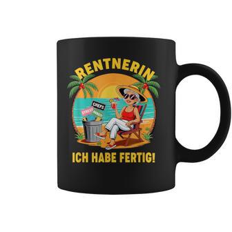 Rente Rentnerin Ruhestand Renteneintritt 2025 Frau Lustige Tassen - Geschenkecke