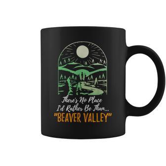There's No Place I'd Rather Be Than Beaver Valley Apparel Coffee Mug - Thegiftio UK