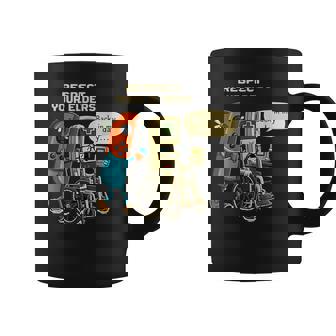 Respectezos Aînés Gaming Control Retro Gamer Tasse - Cadeauxyz