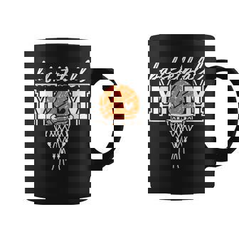 Retro Basketball Mom Mama Mom Game Day Sports Mothers Coffee Mug | Mazezy