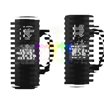 Rétro Des Années 80 Avec Inscription I Love The 80 Tasse - Cadeauxyz