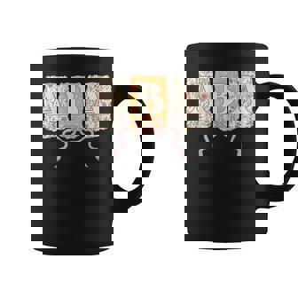 Retro Floral Aba Coquette Bow Applied Behavior Analysis Coffee Mug - Monsterry