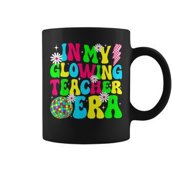 Retro Groovy In My Glowing Teacher Era Happy Teacher's Day Coffee Mug - Thegiftio UK