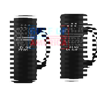 Retro Gulf Of America Est 2025 Vintage Coastal Usa Patriotic Coffee Mug - Thegiftio