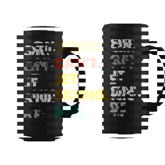 Retro Jet-Skiing Sorry Can't Jet-Skiing Bye Coffee Mug | Mazezy