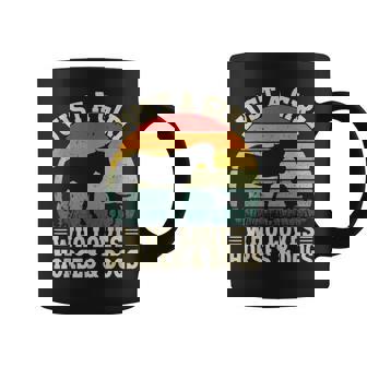 Retro Just A Girl Who Loves Horses And Dogs Girls Coffee Mug - Monsterry