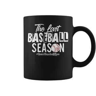 Retro The Last Baseball Season Senior Baseball Mom Ball Mama Coffee Mug - Thegiftio UK