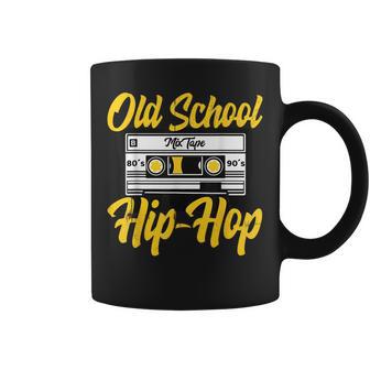 Retro Oldchool Hip Hop 80S 90S Graffiti Cassette Regalo Taza de café - Regaloses