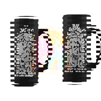 Retro Physical Therapy Boho Flowers Pediatric Pt Graduation Coffee Mug - Thegiftio