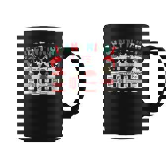 Retro Propofol Silent Night Icu Nurses Merry Christmas Coffee Mug | Seseable CA