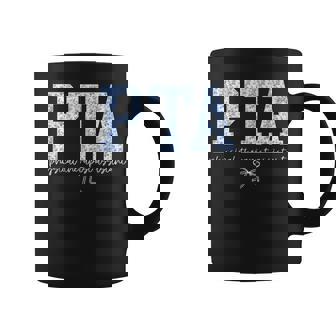 Retro Pta Physical Therapist Assistant Blue Floral Women Coffee Mug - Monsterry