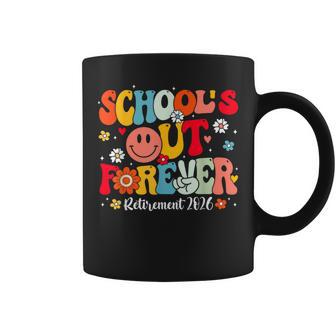 Retro School's Out Forever Retirement 2026 Retired Teacher Coffee Mug | Mazezy