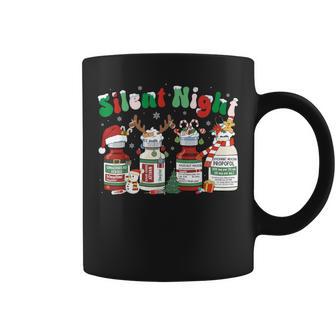 Retro Silent Night Icu Nurse Propofol Christmas Women Coffee Mug - Thegiftio UK