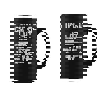 Retro Video Gamer s Vintage I Don't Age I Just Level Up Gaming -Adults Small Coffee Mug | Mazezy