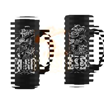 Retro Vintage Black Western Cowgirl African Christian Woman Coffee Mug - Thegiftio