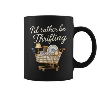 Retro Vintage I’D Rather Be Thrifting Coffee Mug - Thegiftio UK