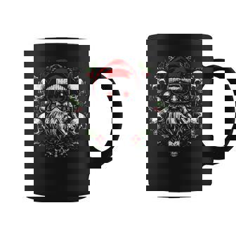 Rock & Roll Couronne De Père Noël Gothique Tasse - Cadeauxyz
