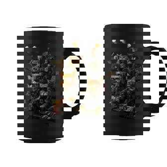 Rock Band Cats Cute Music-Themed Graphic Coffee Mug - Monsterry