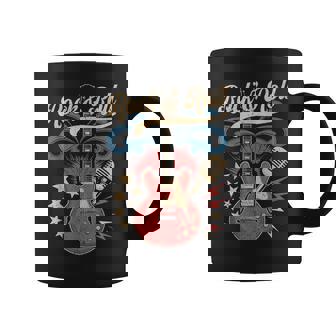 Rock And Roll Guitariste Amoureux De Guitareintage Rocker Musique Tasse - Cadeauxyz