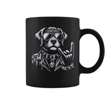Rocker Deutschrock Heavy Metal Hardrock Biker Hund Tassen - Geschenkecke