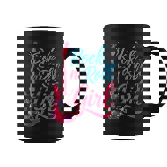 Rock'n Roll Girl Band Guitar Music Lover Girls & Women Coffee Mug | Seseable UK