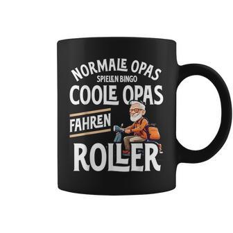 Rollerfahrer Geschenke Motorroller Coole Opas Fahren Roller Tassen - Geschenkecke
