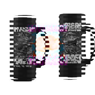 Rotisserie Chicken Food Meme Unhinged Weird Foodie Odd Coffee Mug | Mazezy