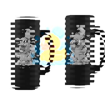 Rubber Duck Yellow Bath Duck Coffee Mug - Monsterry