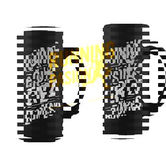 Running Hombre Divertidas Cerveza Idea Regalo Divertido Taza de café - Regaloses