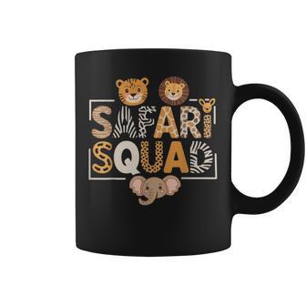 Safari Squad Lion Elephant Zoo Trip Zoo Keeper Wildlife Zoo Coffee Mug | Mazezy