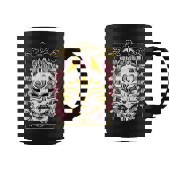 Samouraï Japonais Et Personnages I Kitsune Japonais Masque Tasse - Cadeauxyz