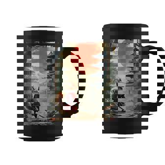 Samurai Squirrel Japanese Vintage Art Squirrel Coffee Mug | Seseable FR