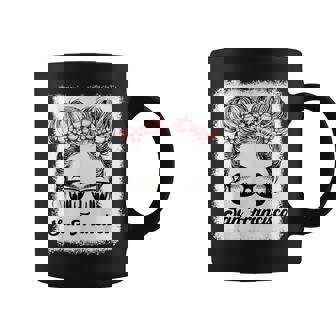 San Francisco Retro Baseball Messy Bun Girl Met At Game Day Coffee Mug - Thegiftio