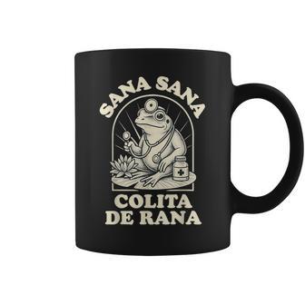 Sana Sana Colita De Rana Cute Frog Coffee Mug - Thegiftio UK