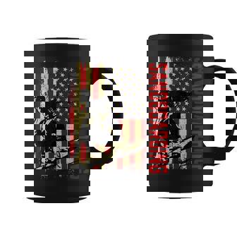 Sandboarding American Flag Vintage 4th Of July Patriotic Coffee Mug | Mazezy