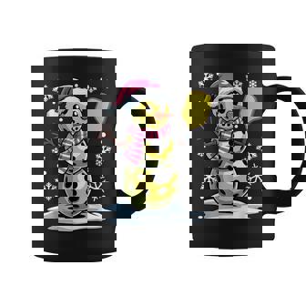 Santa Hat Snowman Xmas Pickleball Christmas Coffee Mug | Seseable UK