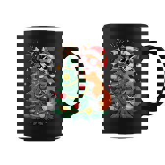 Sapin De Noël Renard Lunettes Deoleil Renards Tasse - Cadeauxyz