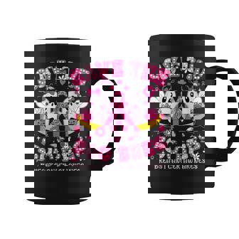 Save The Boo Ghost Bees Breast Cancer Awareness Men Coffee Mug | Mazezy