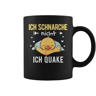 Schlaf Damenchlaf Herren Pyjama Lustig Ente Tassen - Geschenkecke